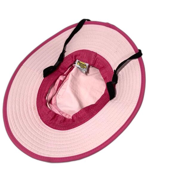 BANANA BOAT Pink Safari Bucket Sun Hat Girls Size 4 to 6X - Picture 2 of 10